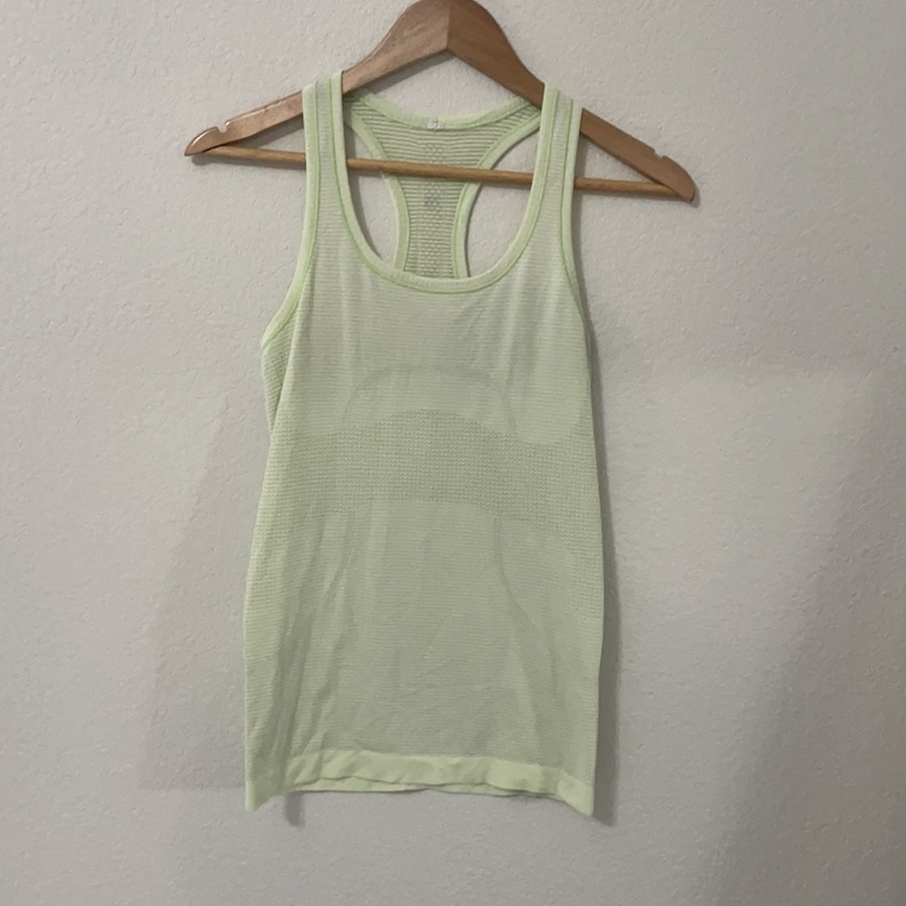 Yellow Lululemon tank top